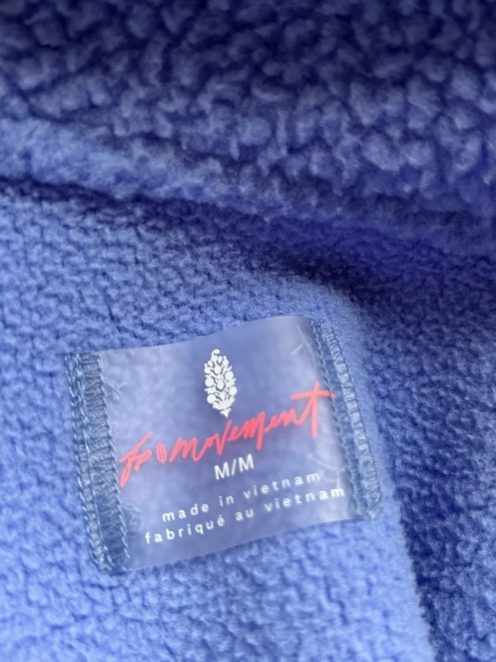 Free People Movement Hit The Slopes Fleece | Blueberry Size M